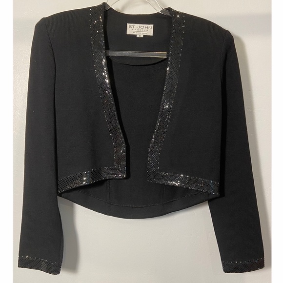 evening cardigan black